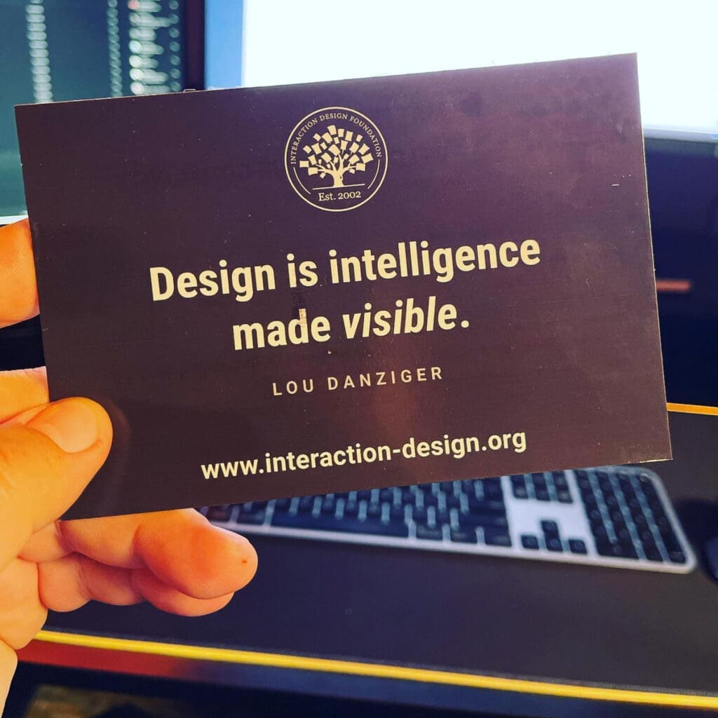Design is Intelligence made visible